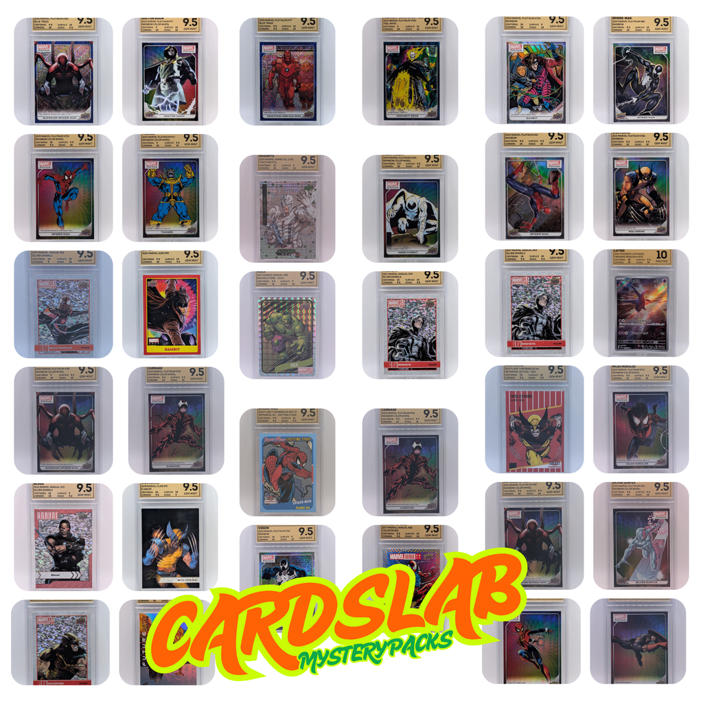 CARDSLABS MARVEL MYSTERY PACK GEM MINT 9.5 SERIES 1