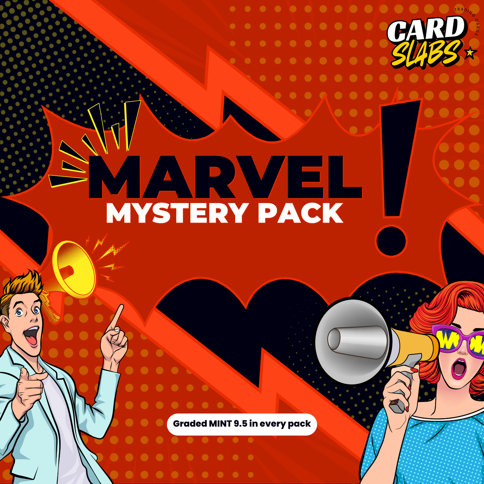 CARDSLABS MARVEL MYSTERY PACK GEM MINT 9.5 SERIES 1